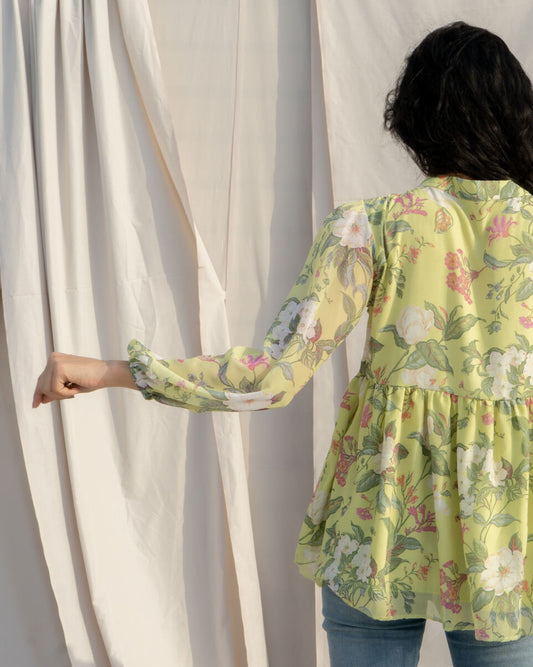 Floral Print Tunic – Casual Summer Wear for Women