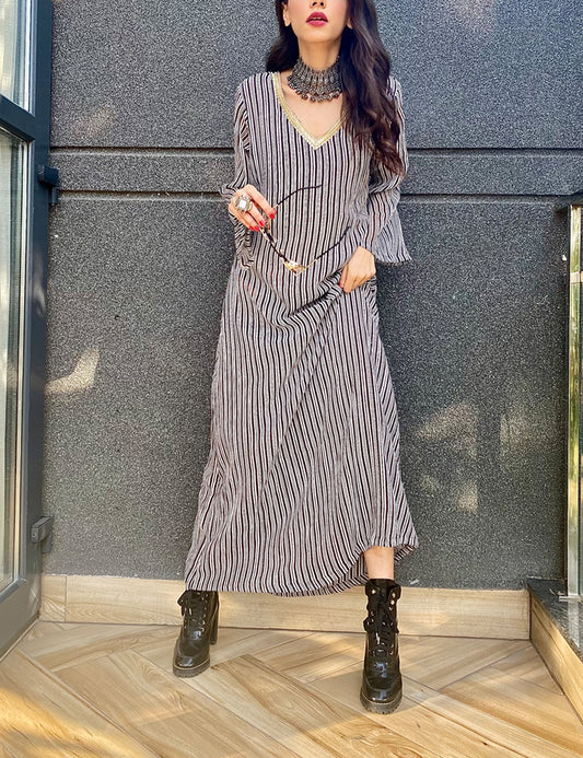 Bohemian Maxi Dress – Flowy Everyday Casual Dress for Women