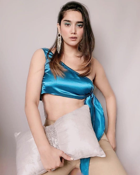 TURQOISE INARA CROP TOP