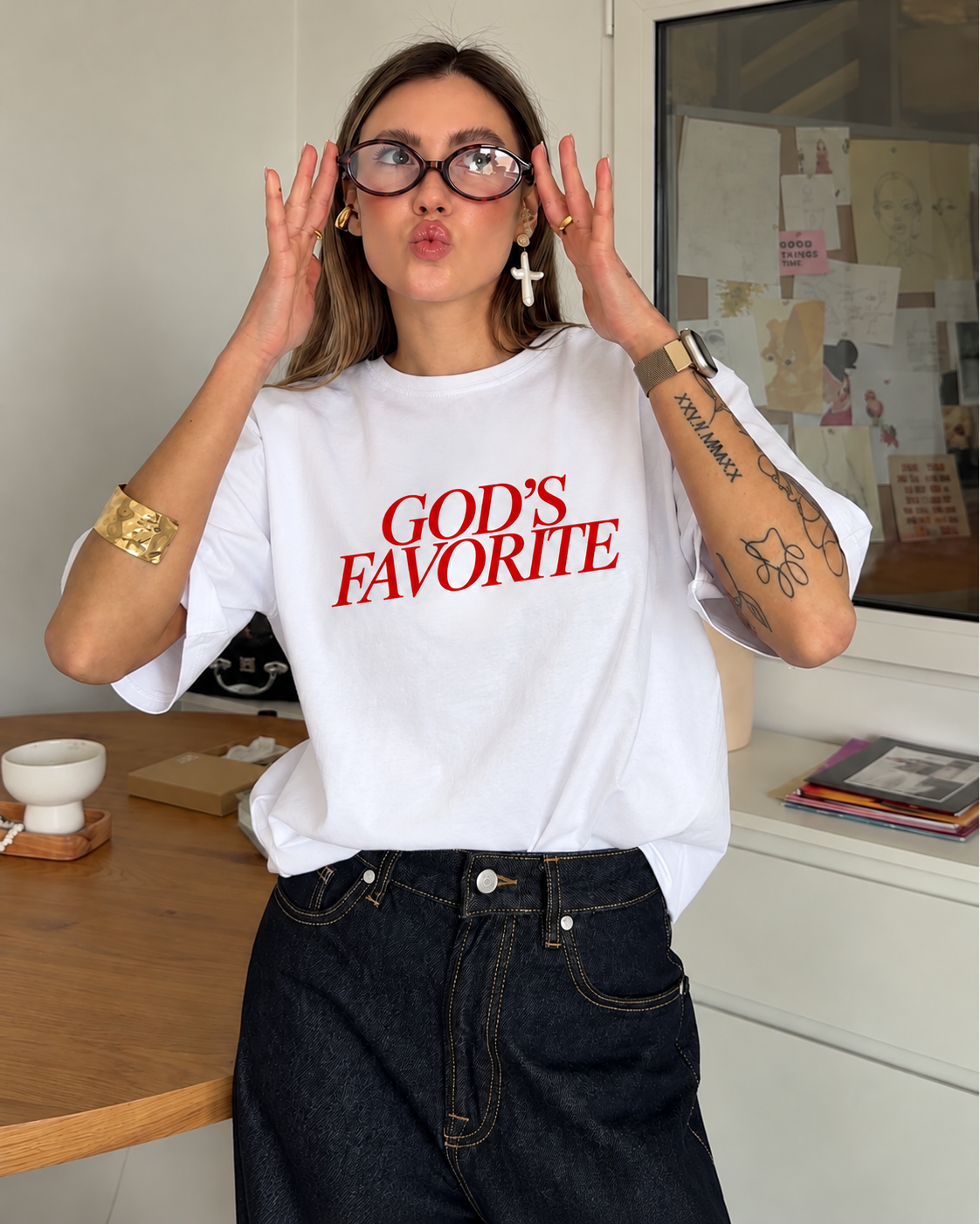 God's Favourite T-Shirt (Red)